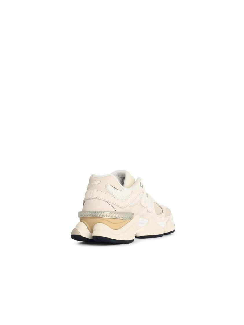 New Balance '9060' 'Sea Salt' Ivory Suede Blend Sneakers