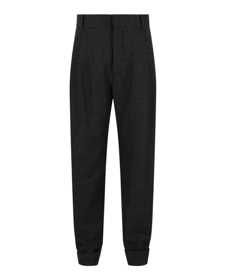 Alexander Mcqueen Pleated Wool Trousers