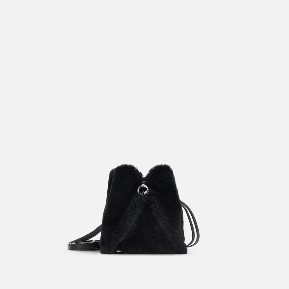 Hogan H01r Hocket Mini Shearling Shoulder Bag