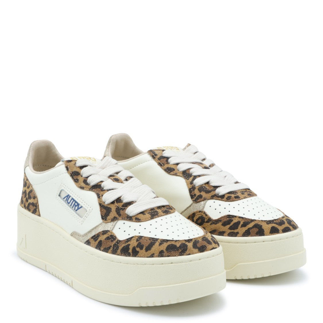 Autry Leopard Print Chunky Platform Sneakers