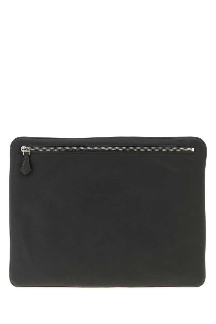 Dolce & Gabbana Charcoal Fabric Clutch