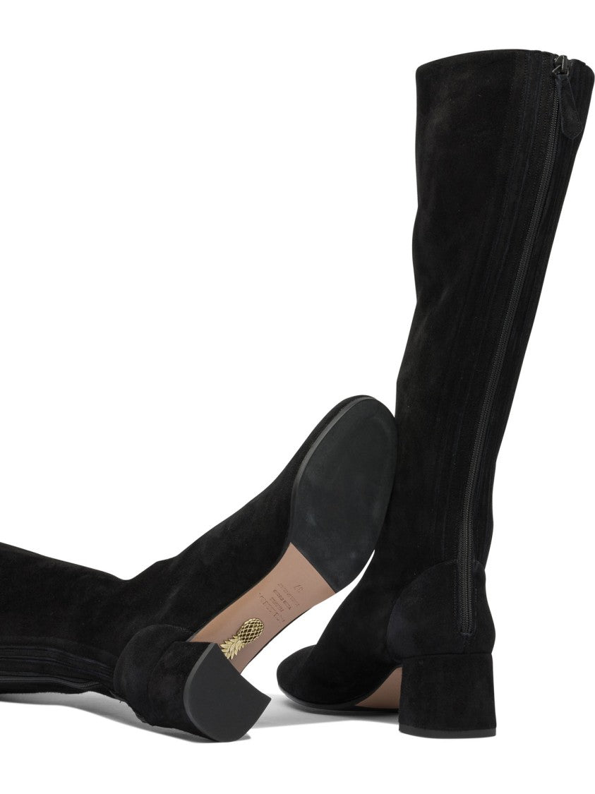 Aquazzura Ankle Boots In Kid Suede