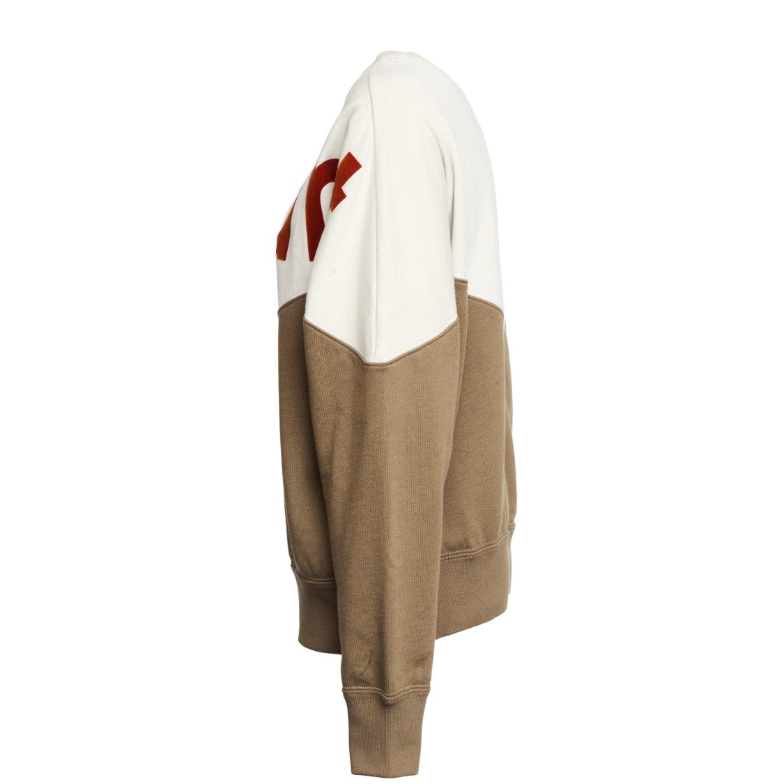 Isabel Marant Houston Two-Tone Cotton Logo Sweatshirt