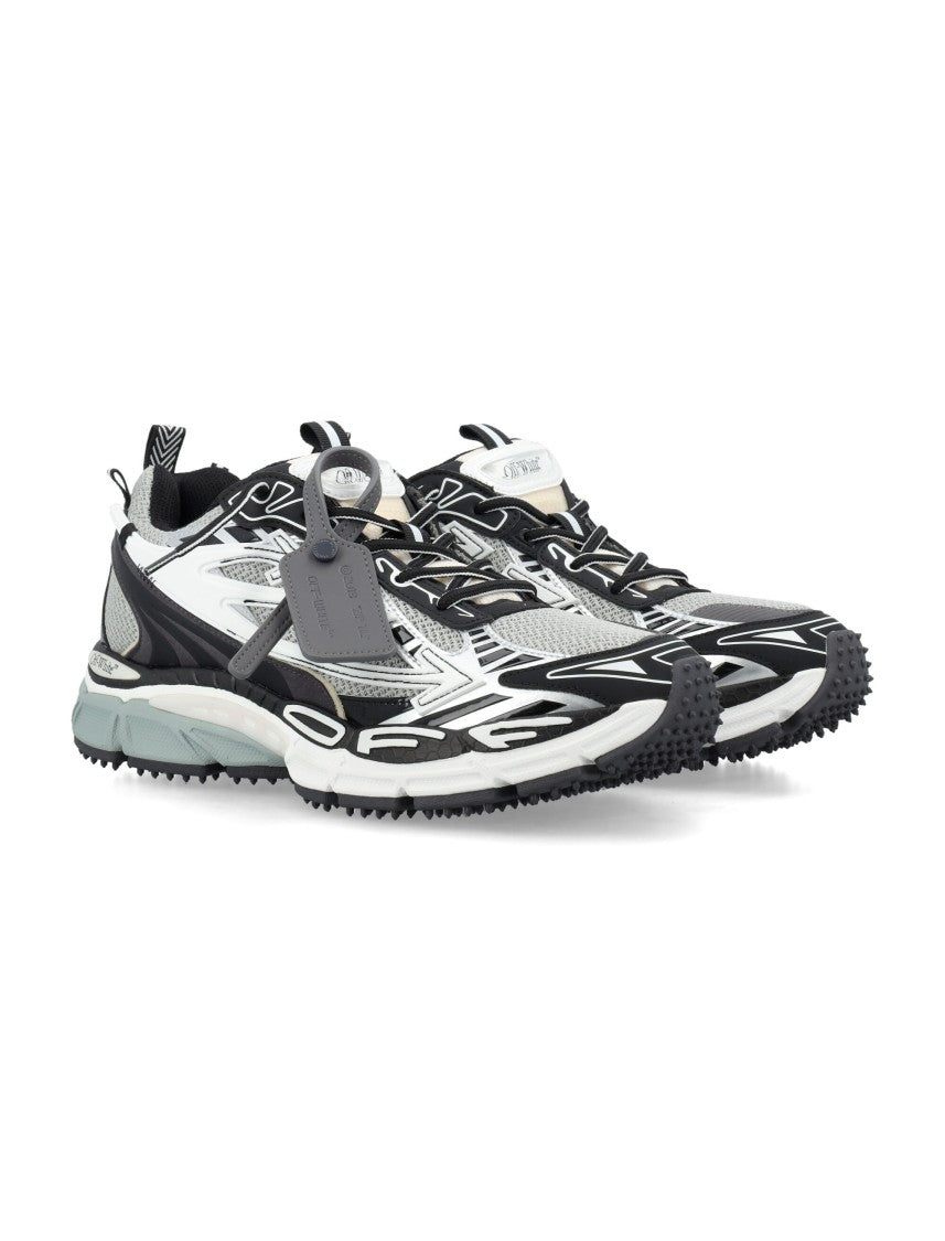 Off-White Beige Be Right Back Layered Laced Sneakers