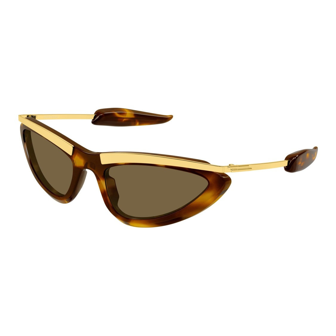 Bottega Veneta Tortoiseshell Bv1477s Gold Accent Cat-Eye Sunglasses