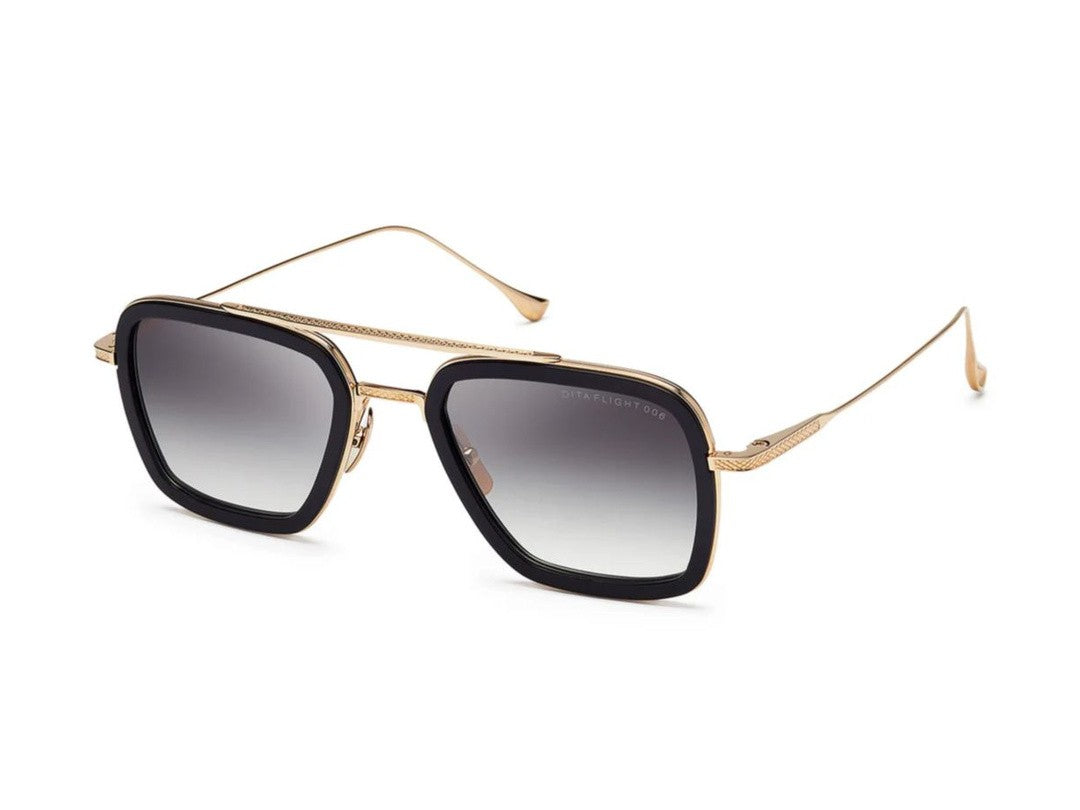 Dita Black Flight.006 Square Gradient Titanium Sunglasses