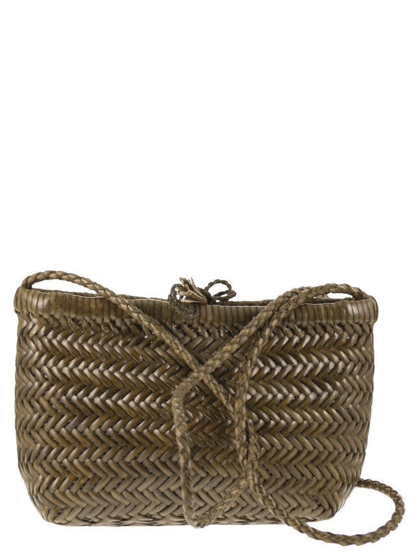 Dragon Minsu - Mini Woven Leather Bag