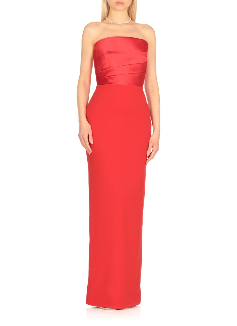 Solace London Red Afra Maxi Dress