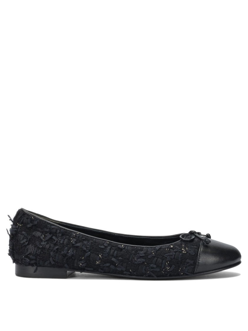 Tory Burch Blue Wool Ballerinas