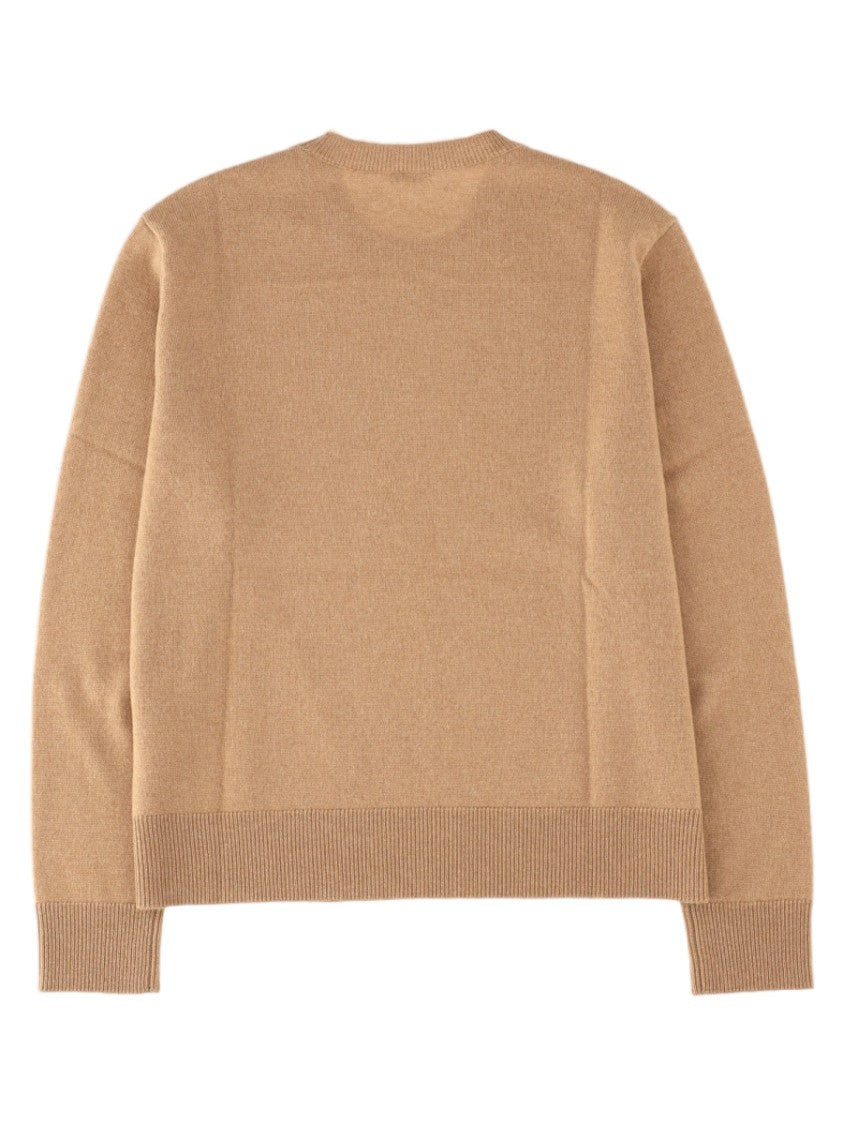 Aspesi Grey Finely Knit Cashmere Crewneck Sweater