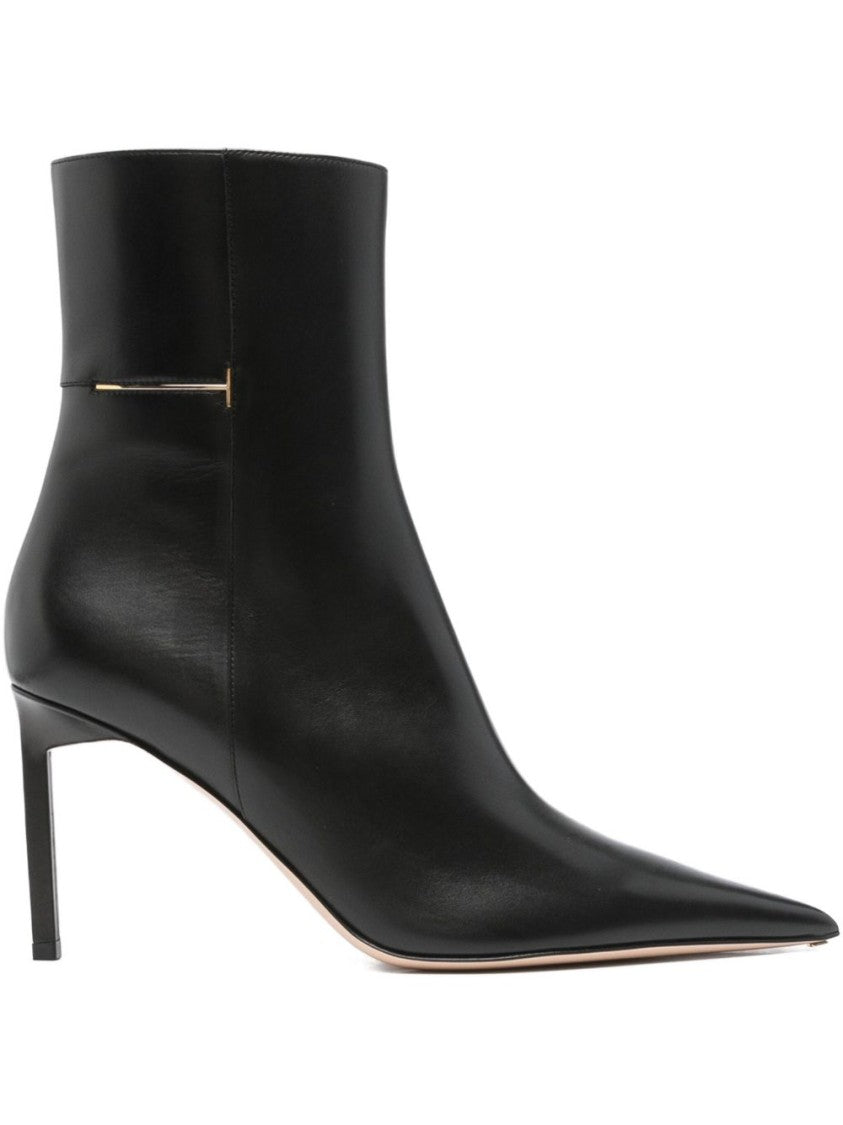 Tom Ford Tom Ford Ankle Boots In Smooth Calf Leather