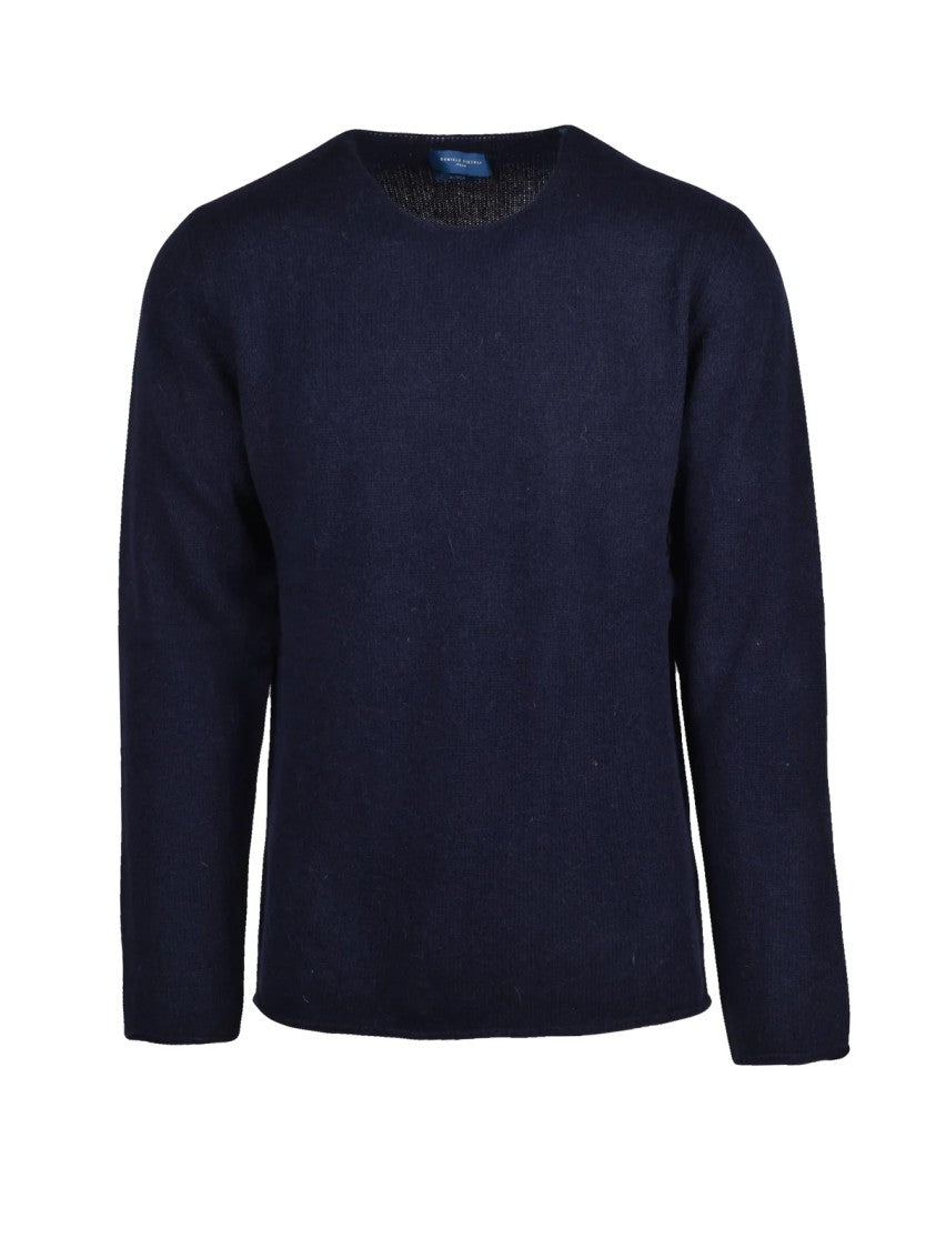 Daniele Fiesoli Crewneck Pullover In Luxurious Alpaca-Merino Blend
