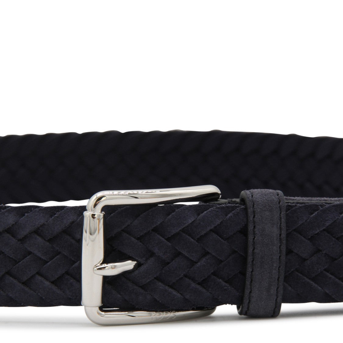 Tod's Blue Leather Adjustable Size Belt