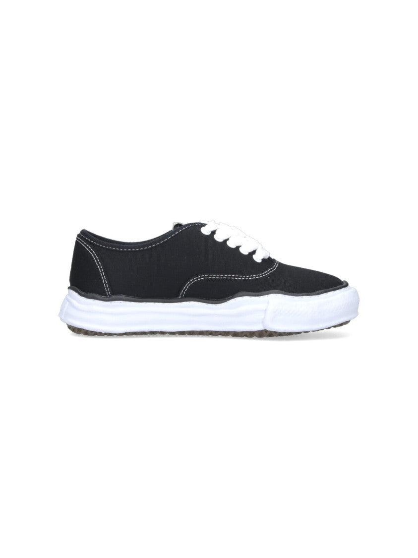 Maison Mihara Yasuhiro "Baker Og Sole Canvas" Sneakers – Black
