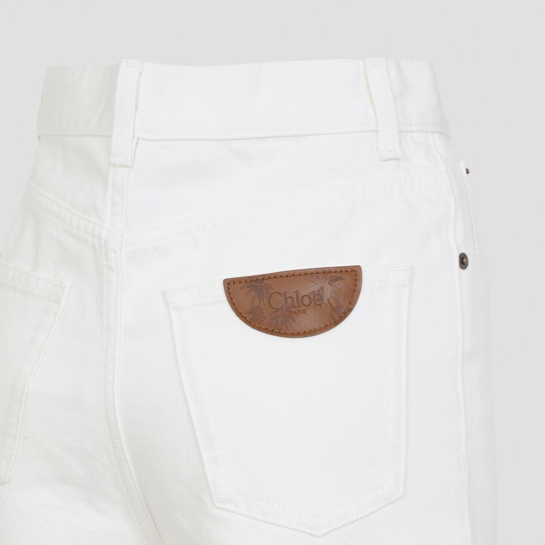 Chloé White Cotton Pants