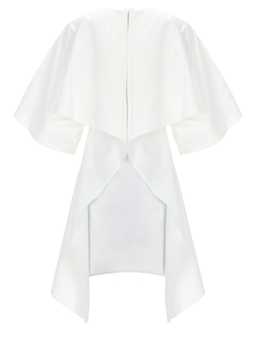 Jacquemus Moisson Oversized Asymmetrical Hem Tunic Shirt