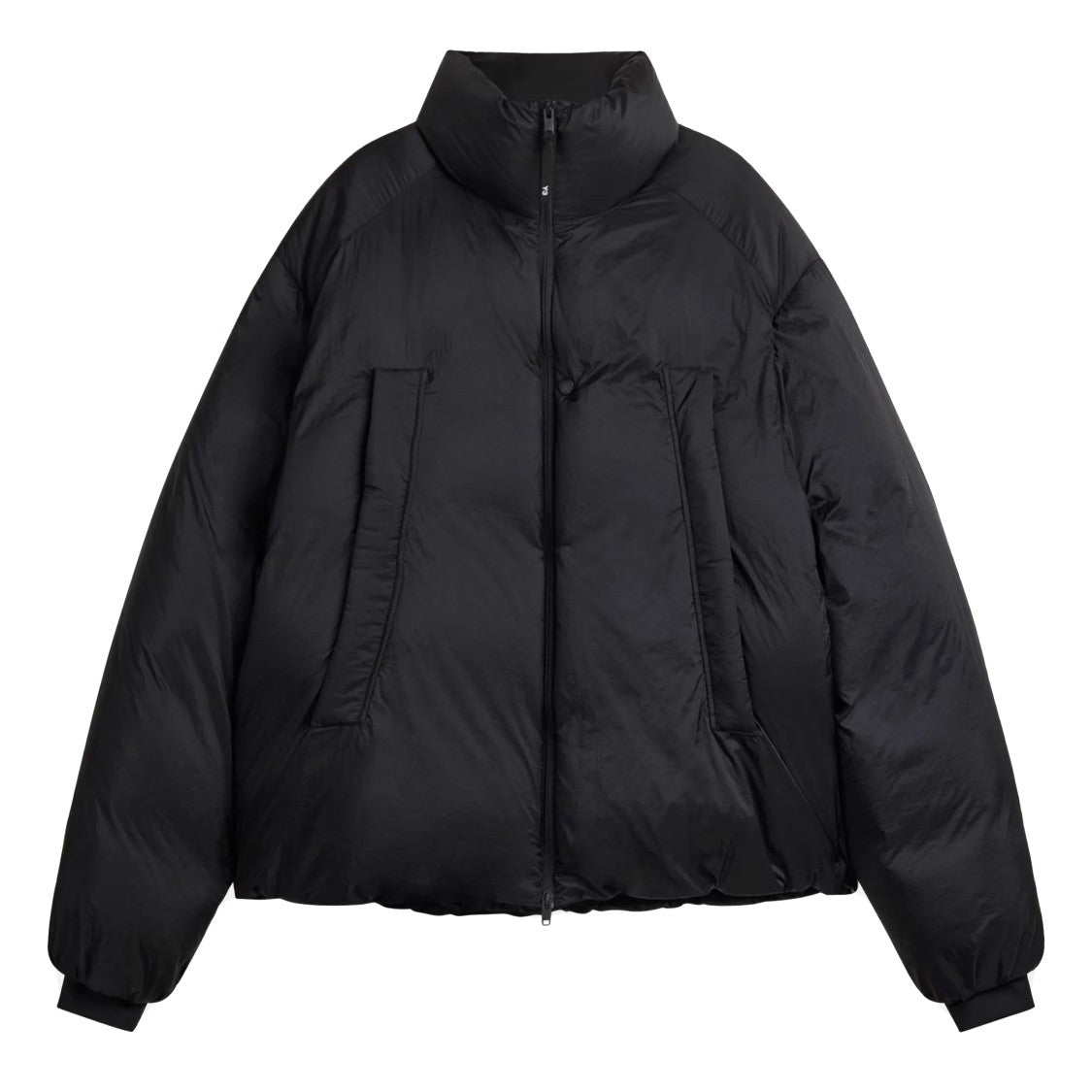 Y-3 Black Tailored Coat With Clean Lines