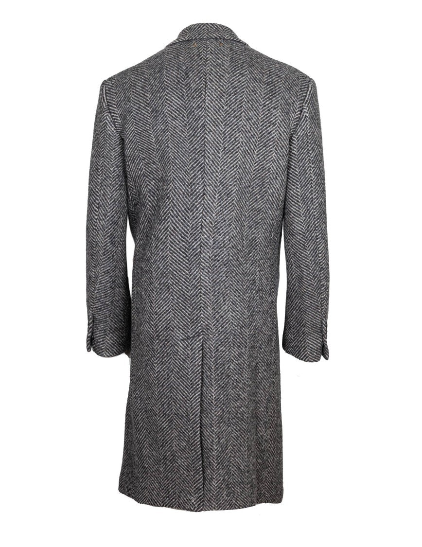 Golden Goose Herringbone Wool Coat