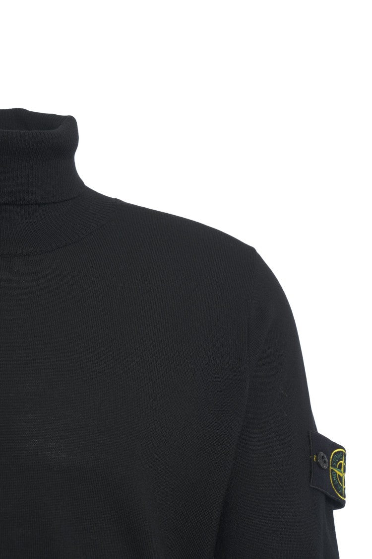 Stone Island Classic Turtleneck Knit Sweater