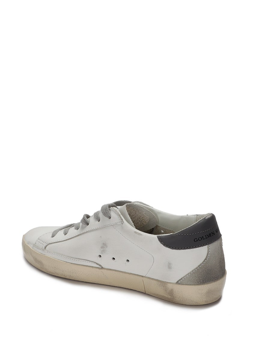 Golden Goose Super-Star Sneakers With Leather