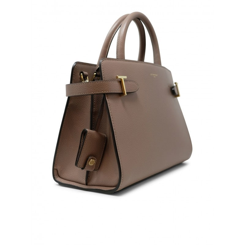 Le Tanneur Gray Leather Handbag
