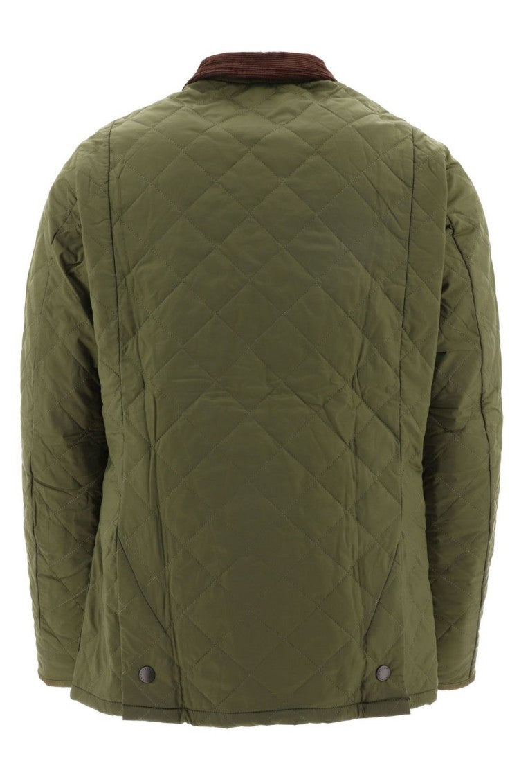 Barbour Quilted Barbour Jacket With Classic Collar And Button Closure