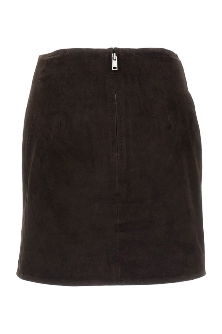 Rotate Suede Mini Skirt
