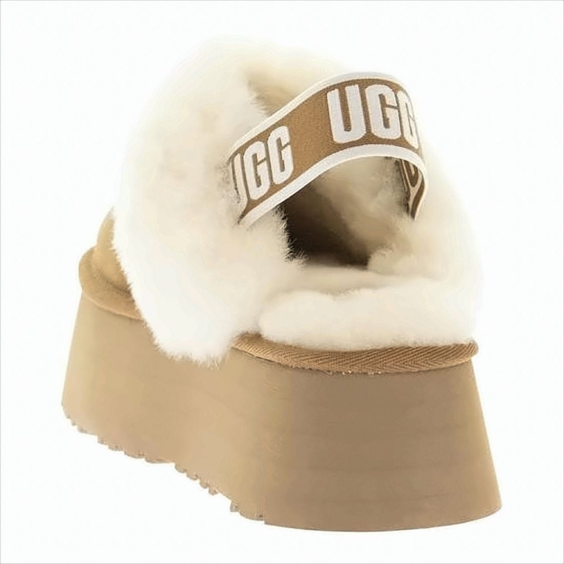 Ugg Chunky Platform Mule Slippers With Plush Lining