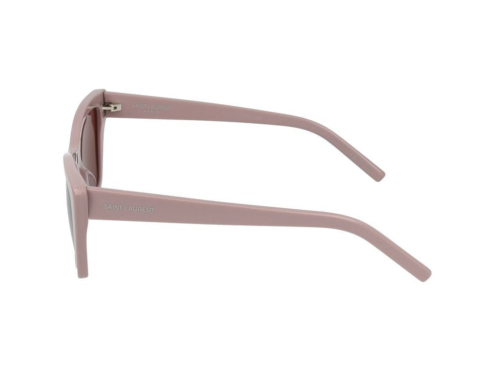Saint Laurent Pink Oversized Square Frame Sunglasses