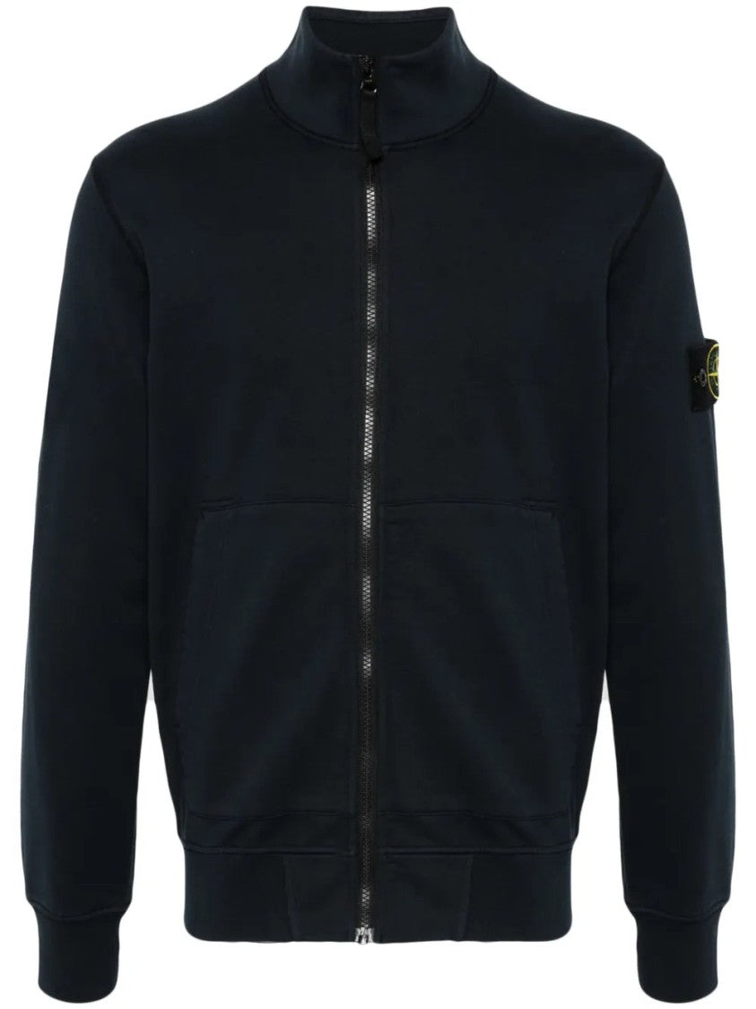 Stone Island Compass-Badge Zipped Sweatshirt