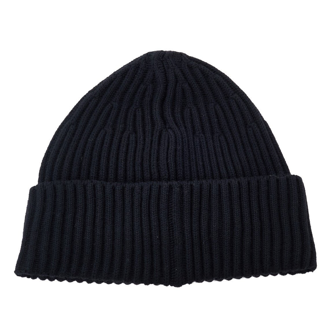Stone Island Ribbed Soft Wool Compass Beanie Hat