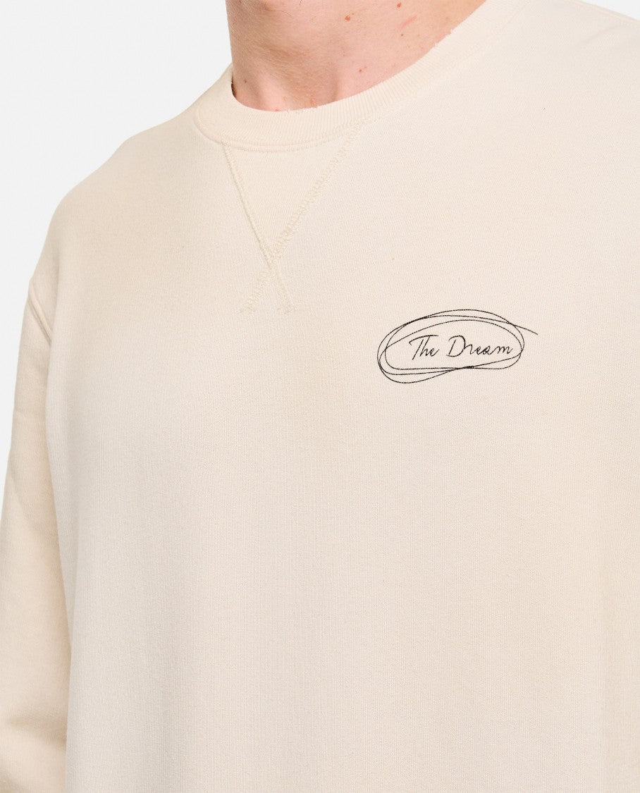 Golden Goose Organic Cotton Sweatshirt With Front And Back Print