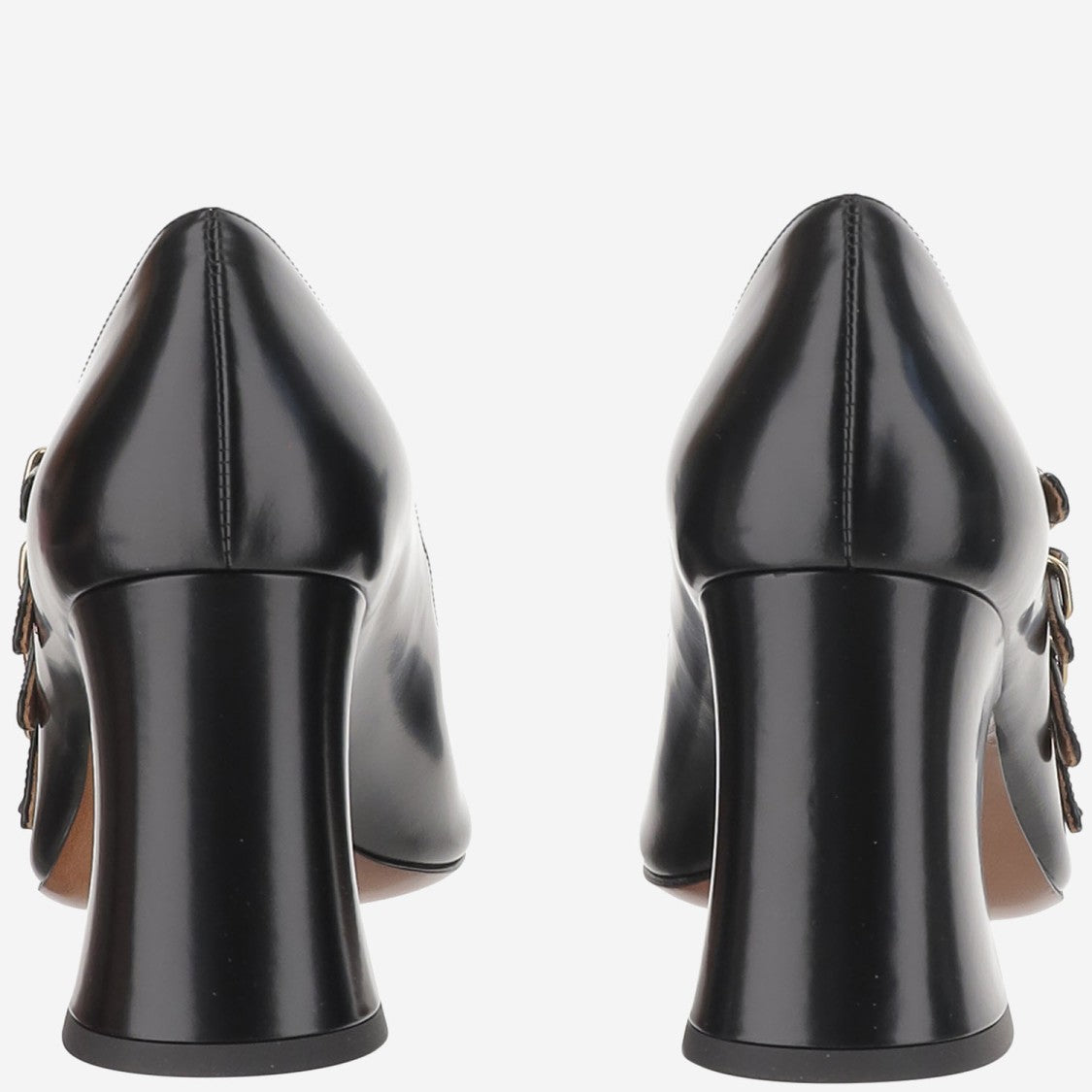 Chloé Janis Shiny Leather Pumps