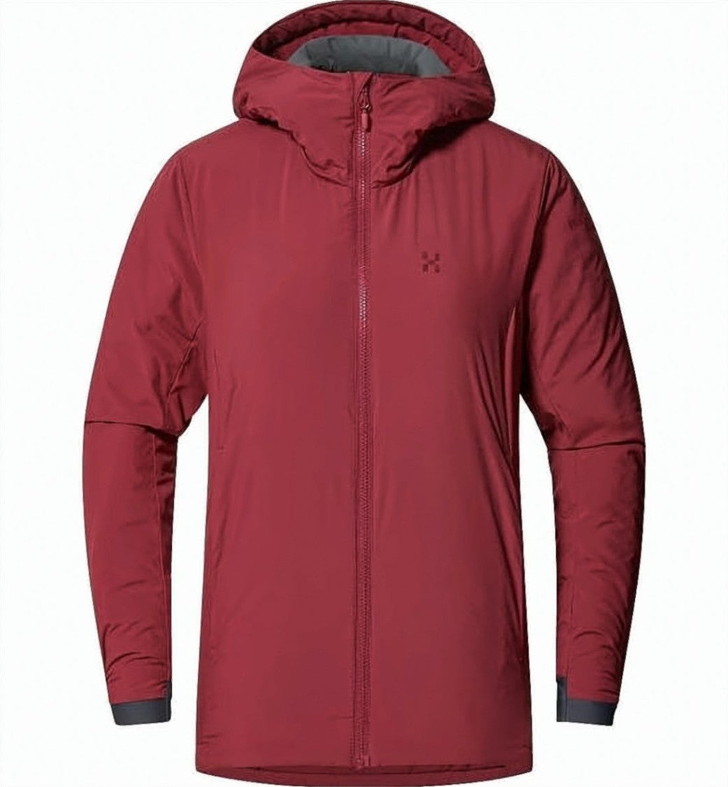 Haglöfs Solid Design Padded Jacket With Attached Hood And Fitted Cuffs