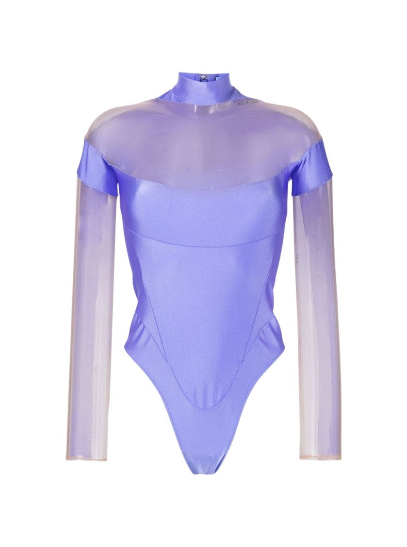 Mugler Illusion Neckline Bodysuit