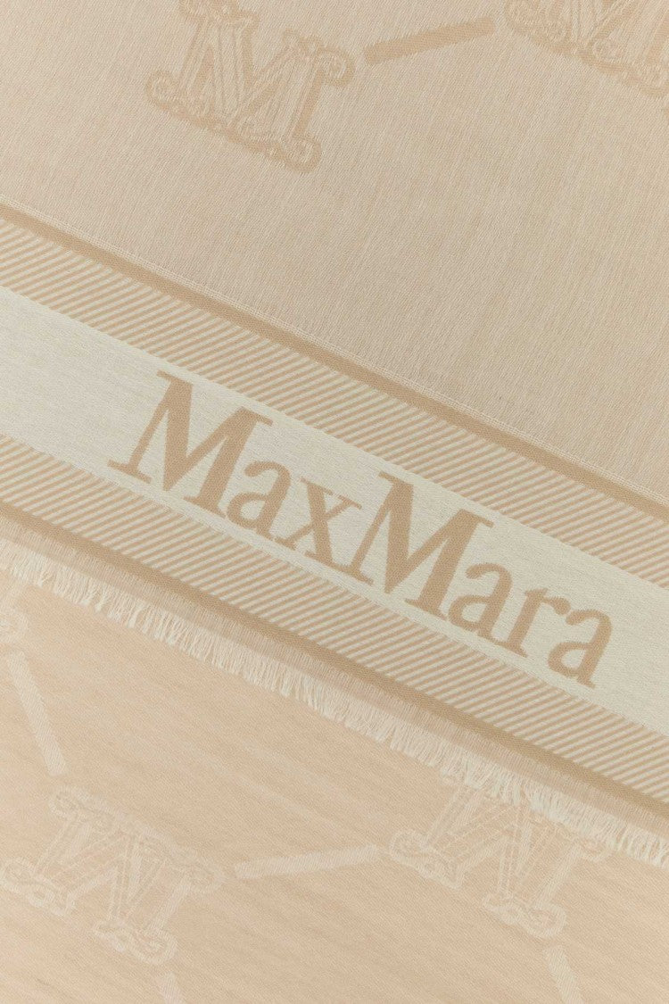 Max Mara Embroidered Wool Blend Molveno Scarf