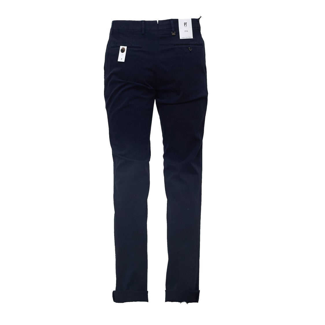 Pt Slim-Fit Stretch Gabardine Trousers With Tailored Details