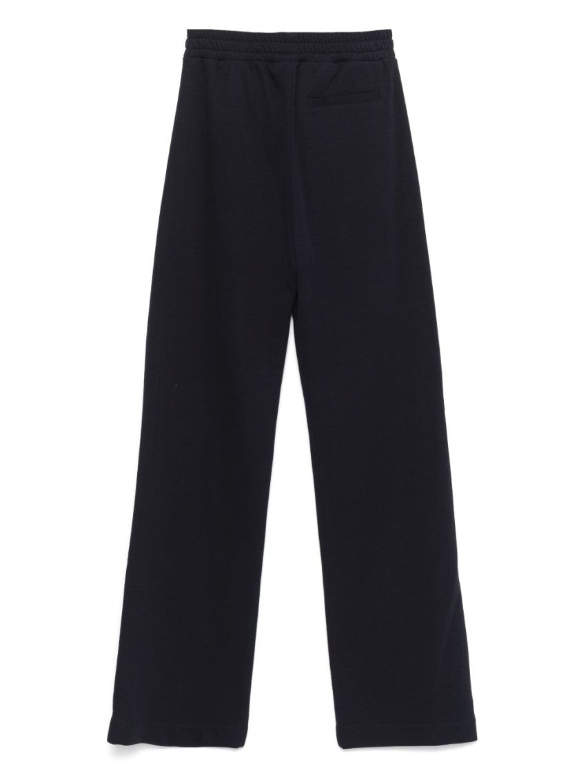 Dondup Blue Wide-Leg Trousers