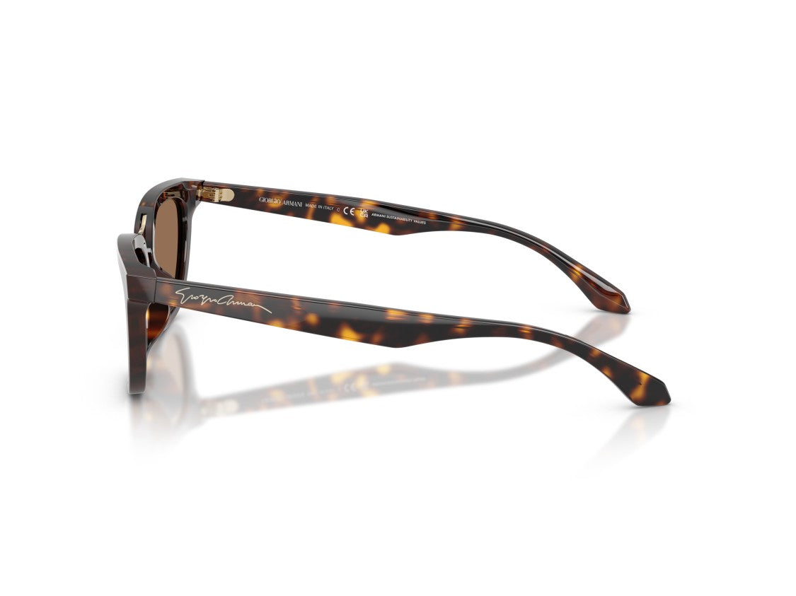 Giorgio Armani Gold 0Ar8253u Tortoiseshell Square Sunglasses