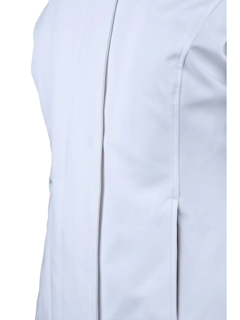 Bomboogie White Fitted Polyester-Blend Parka