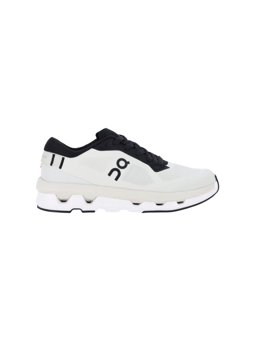 On White Cloudzone Minimalist Fabric Sneakers