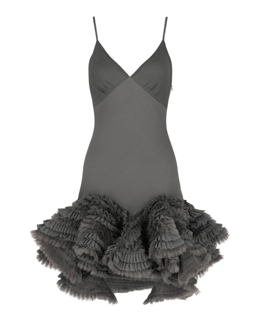 Givenchy Ruffled Silk Mini Dress