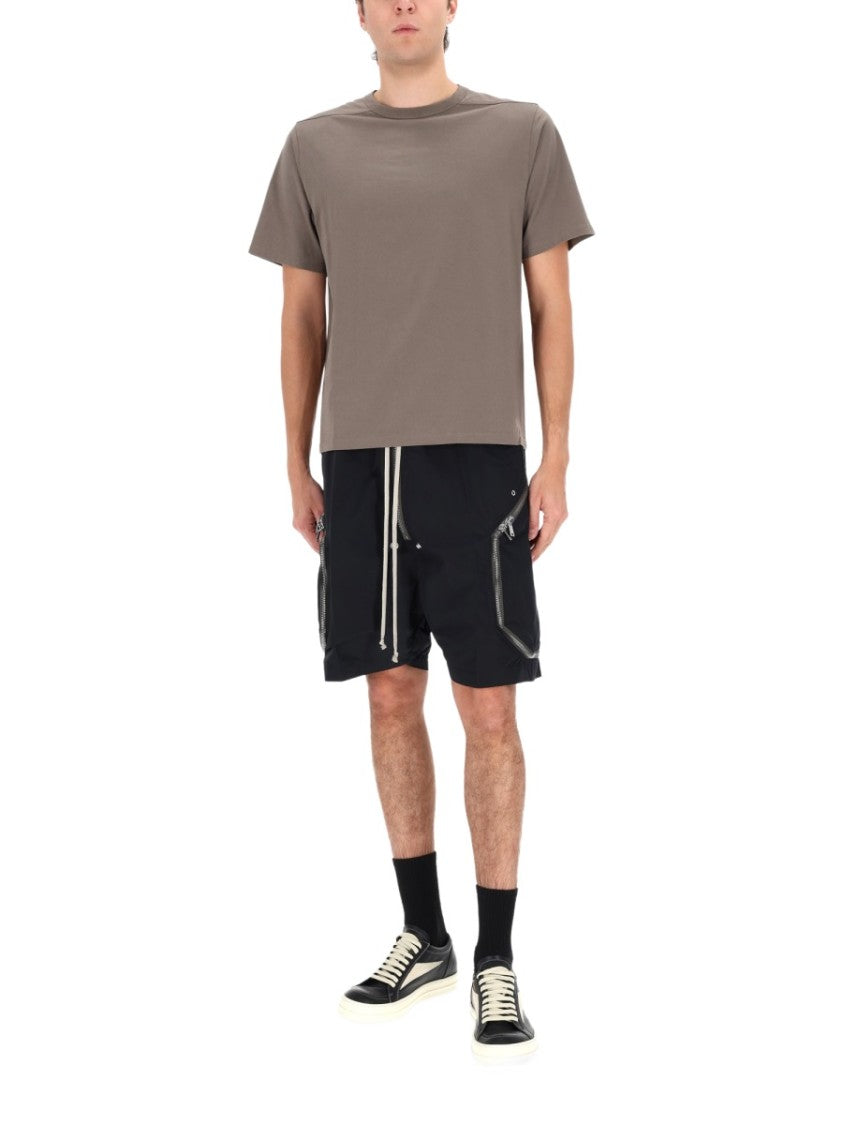 Rick Owens Black Boxy Fit Cotton T-Shirt
