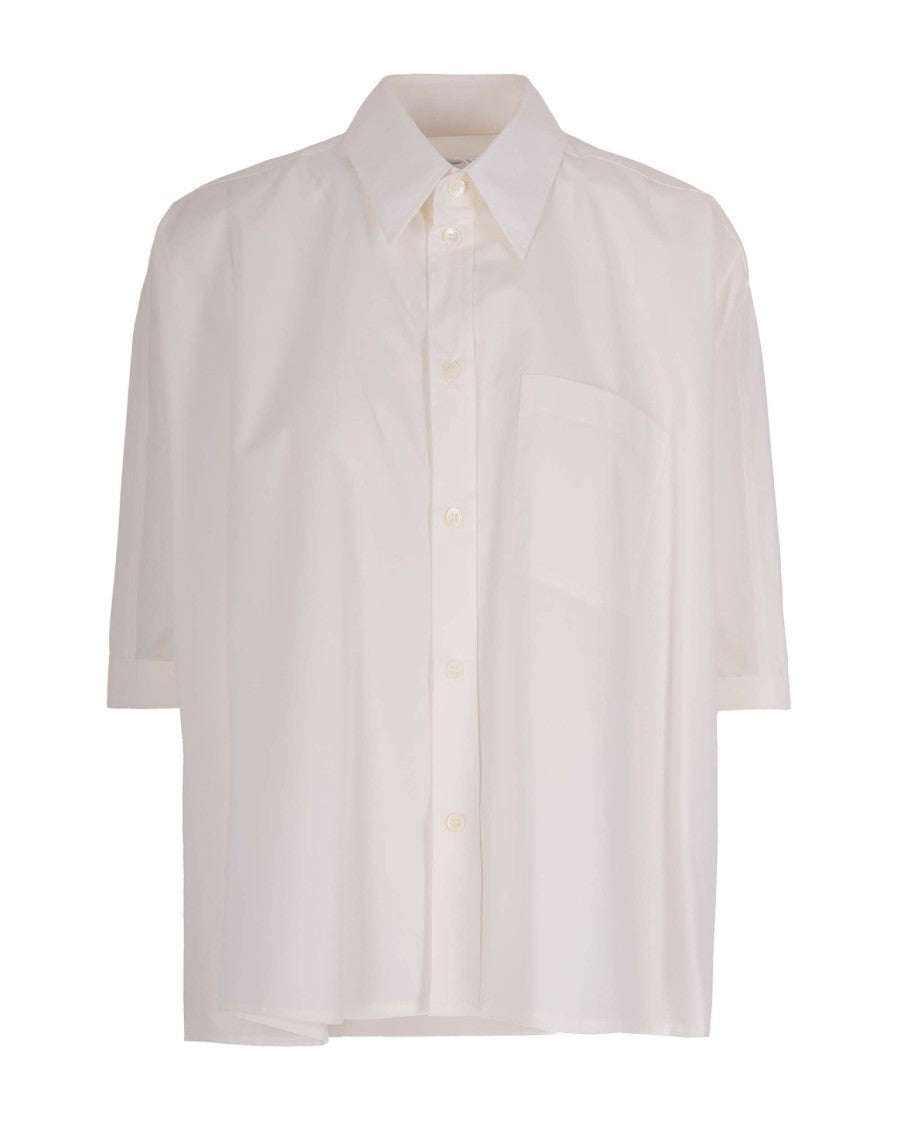 Mm6 By Maison Margiela Oversized Poplin Shirt