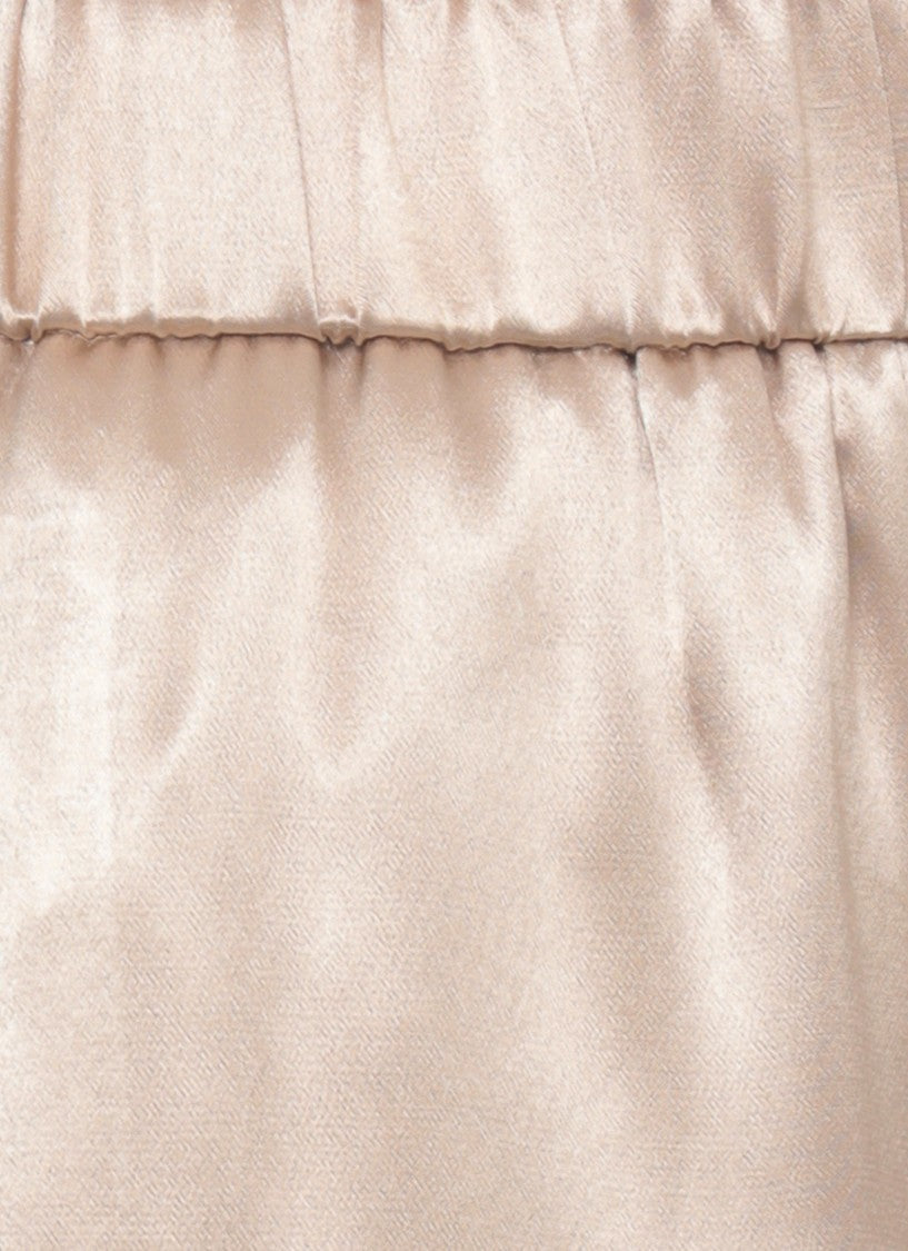 Peserico Aurea Gold Aura Viscose Straight-Leg Pants