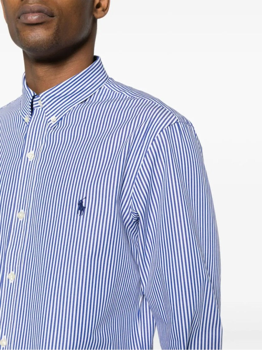 Polo Ralph Lauren Slim Fit Striped Stretch Poplin Shirt