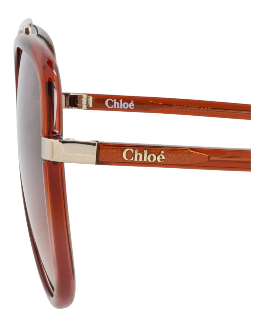 Chloé Aviator-Frame Bio Injection Sunglasses