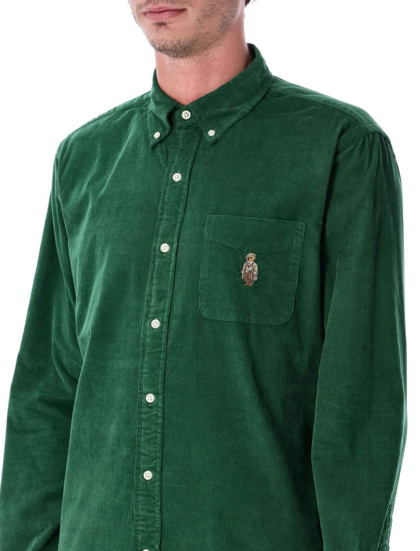 Polo Ralph Lauren Polo Custom Fit Polo Bear Corduroy Shirt