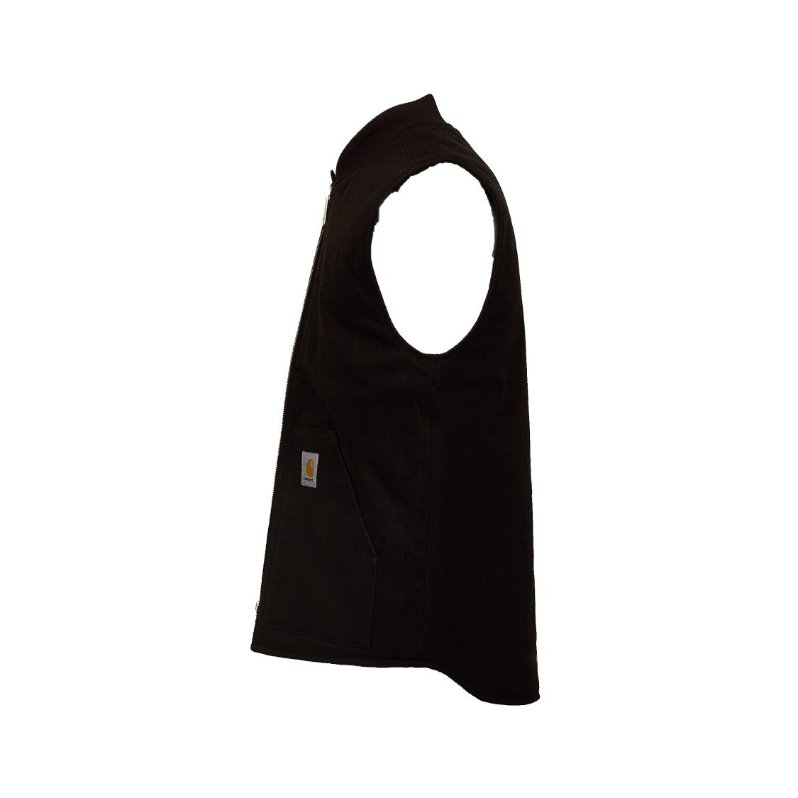 Carhartt Wip Diamond-Quilted Vest With Ribbed Collar And Two-Way Zip