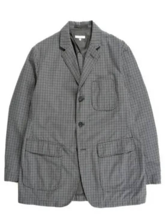 Engineered Garments Classic Tailored Suit Set With Subtle Striped Pattern